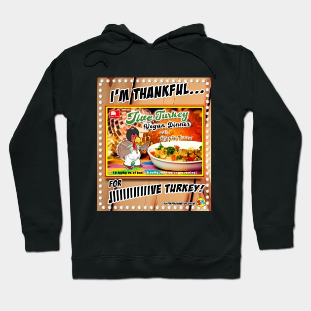 Jive Turkey Vegan Dinner Hoodie by tyrone_22